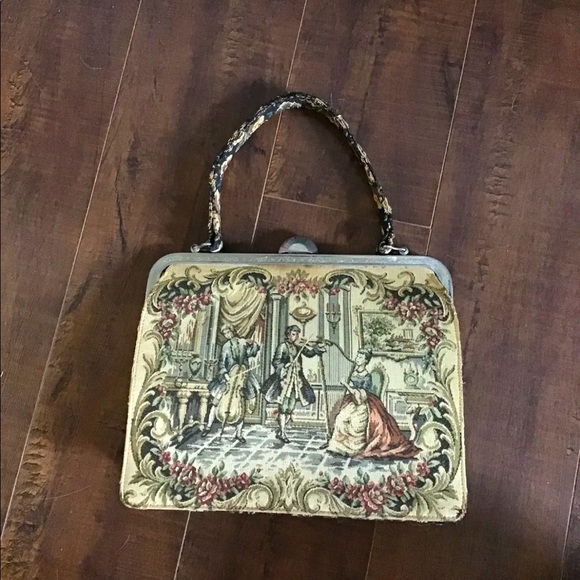 la marquise Handbags - la marquise Vintage Tapestry Handbag